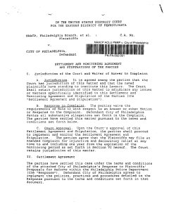 NAACP v. City of Philadelphia - Civil Rights Litigation Clearinghouse