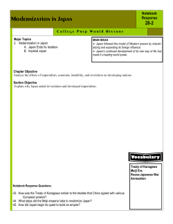 Modernization in Japan