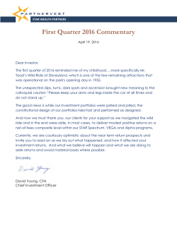 Q1 2016 - Partnervest