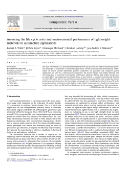 Assessing the life cycle costs and environmental