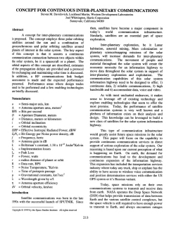 concept for continuous inter