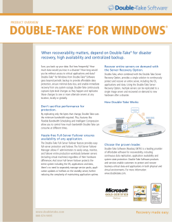 DOUBLE-TAKE&reg; FOR WINDOWS&reg;