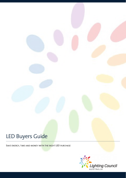 LED Buyers Guide - Lighting Council Australia