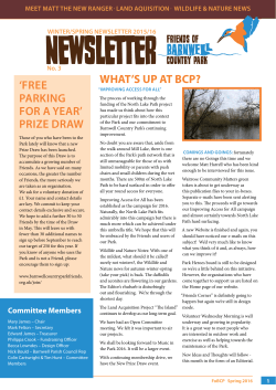 FRIENDS of COUNTRY PARK - Friends of Barnwell Country Park