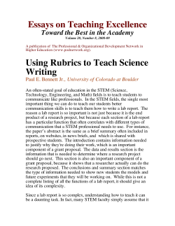 Essays on Teaching Excellence