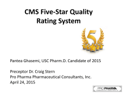 CMS Five-Star Quality Rating System