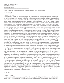 Fearful or Fearless? (Part 2) Pastor Mario Latini November 27, 2016