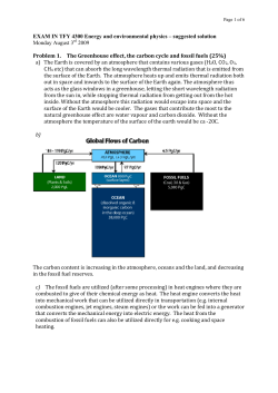 EXAM IN TFY 4300 Energy and environmental physics