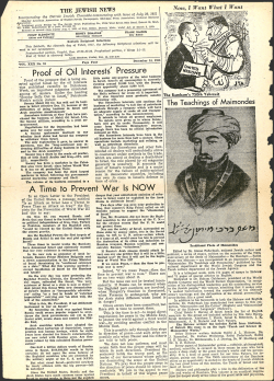 Proof of Oil Interests` Pressure A Time to Prevent War