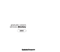 graduate careers services directory