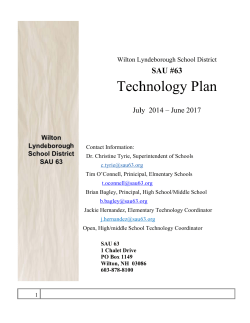 District Technology Plan