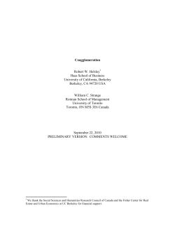 Coagglomeration - Princeton University