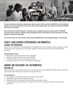 staff lead guided experience (60 minutes) hands-on sessions (20