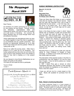 March 2009 - incarnationpenfield.org