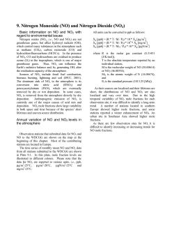 9.Nitrogen Oxides
