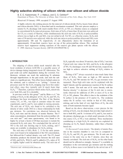 Highly selective etching of silicon nitride over silicon and
