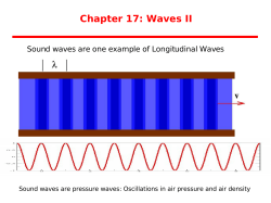 Chapter 17: Waves II