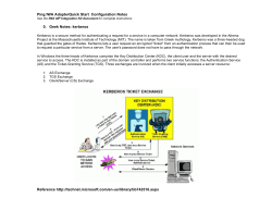 Ping IWA AdapterQuick Start Configuration Notes