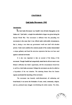 Quit India Movement-1942