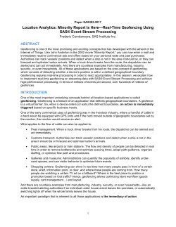 Minority Report Is Here&mdash;Real-Time Geofencing