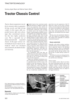 Tractor Chassis Control - LANDTECHNIK &ndash; Agricultural Engineering