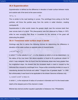 36.4 Superelevation