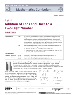 Addition of Tens and Ones to a Two-Digit Number