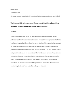 Dependent variable in paper