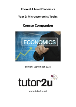 Edexcel Economics Year2 Companion Sample