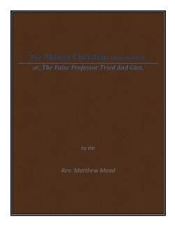 The Almost Christian Discovered by Matthew Mead