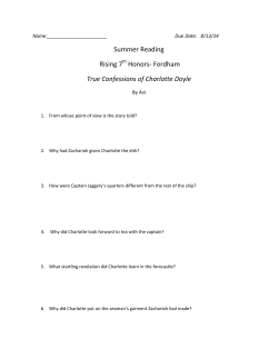 Summer Reading Rising 7 Honors- Fordham True