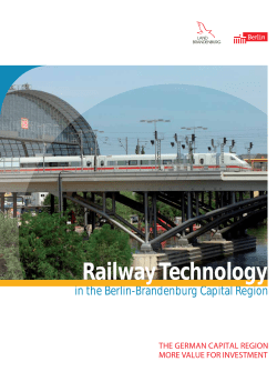Railway Technology in the Berlin-Brandenburg Capital - BB