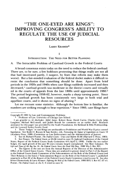 improving congress`s ability to regulate the use of judicial resources