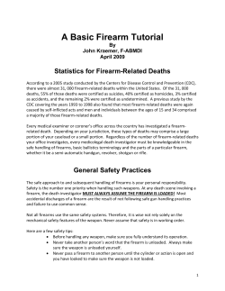 A Basic Firearm Tutorial