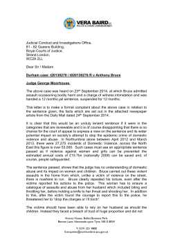 Joint Letter from the three North East PCCs to the