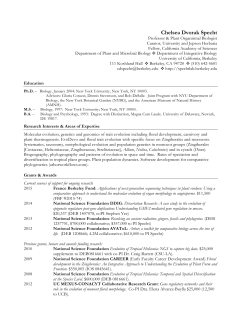 Chelsea Dvorak Specht - Specht Lab