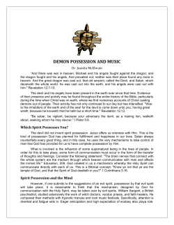demon possession and music