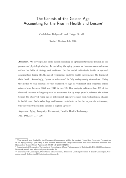 Accounting for the Rise in Health and Leisure