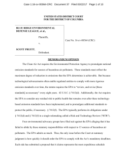 Christopher Cooper ordered EPA