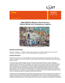 New Deal-Era Murals in San Francisco: Historic Murals