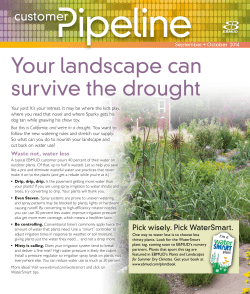 Customer Pipeline - September/October 2014