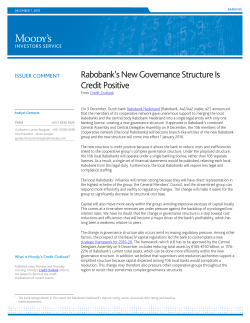 Issuer comment (7 December 2015)