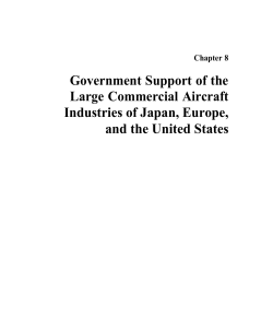 Government Support of the Large Commercial Aircraft Industries of