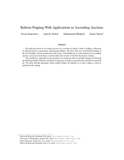 Balloon Popping With Applications to Ascending