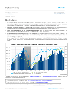 Buyback Quarterly