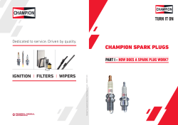 I How does a spark plug work