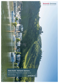 Sales Guide - Romantic Germany
