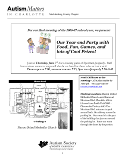JUN - Autism Society of North Carolina