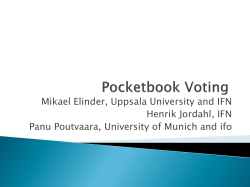 Retrospective voting