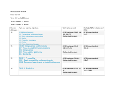 OCR 9 Congruence and Similarity 9.01 Plane isometric